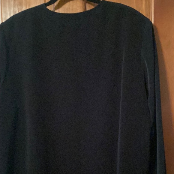 Susan Graver Black Button Front Tailored Blazer size xl - Picture 7 of 10